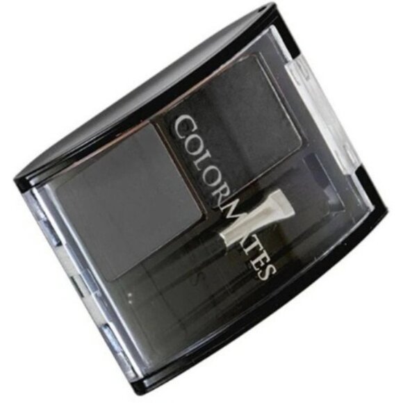 Colormates Eyebrow Powder Grey And Soft Black Duo Compact Brow Filler Shaper - Picture 4 of 9